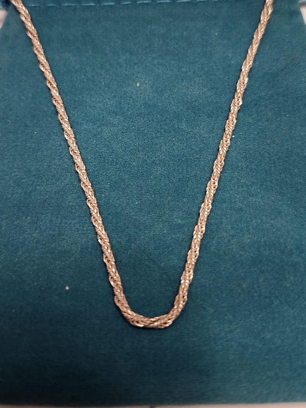 Classic Rope Chain Necklace in Sterling Silver 925 - 24 Inches